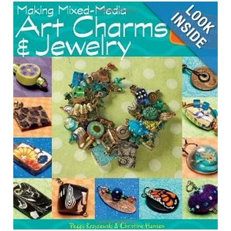 Книга по ліпленню з полімерної глини "Making Mixed Media Art Charms and Jewelry"