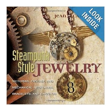 Книга по створенню біжутерії "Steampunk Style Jewelry: Victorian, Fantasy, and Mechanical Necklaces,