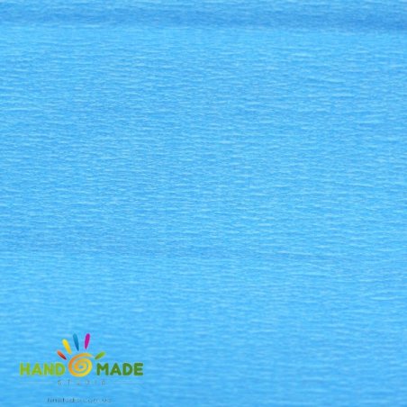 Бумага крепированная (креп бумага) 32 г/м2, цвет - голубой, Украина