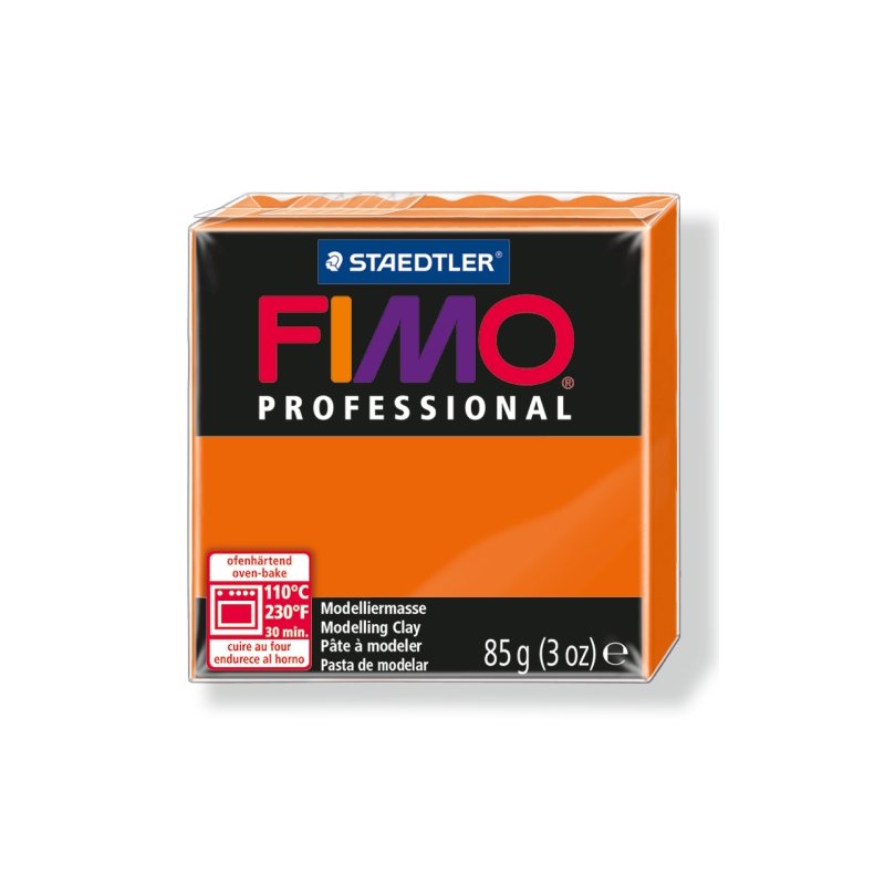 Полімерна глина Fimo Professional, 85 гр. №4, помаранчевий