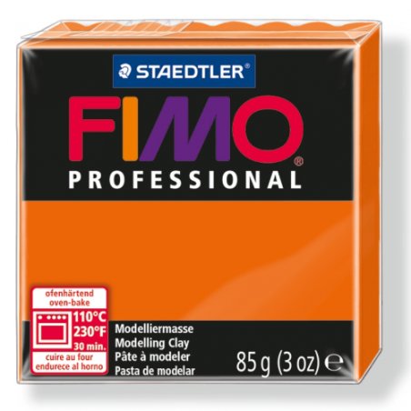 Полімерна глина Fimo Professional, 85 гр. №4, помаранчевий