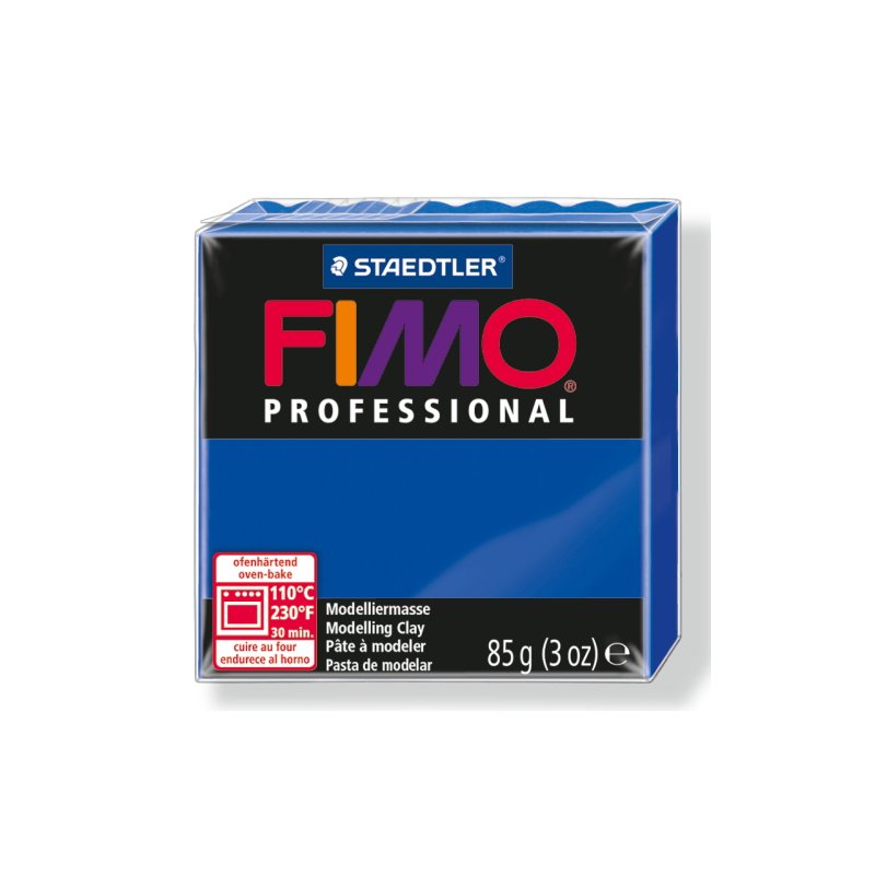 Полімерна глина Fimo Professional, 85 гр. №33, ультрамарин