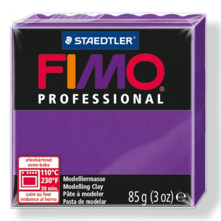 Полімерна глина Fimo Professional, 85 гр. №6, ліловий