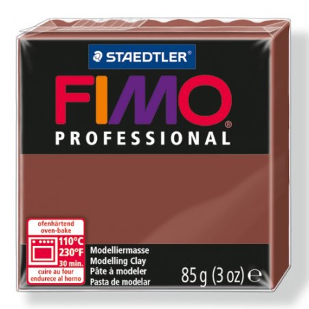 Полімерна глина Fimo Professional, 85 гр. №77, шоколад