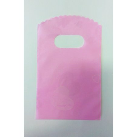 Пакетик рожевий "Серце" 15 х 9 см
