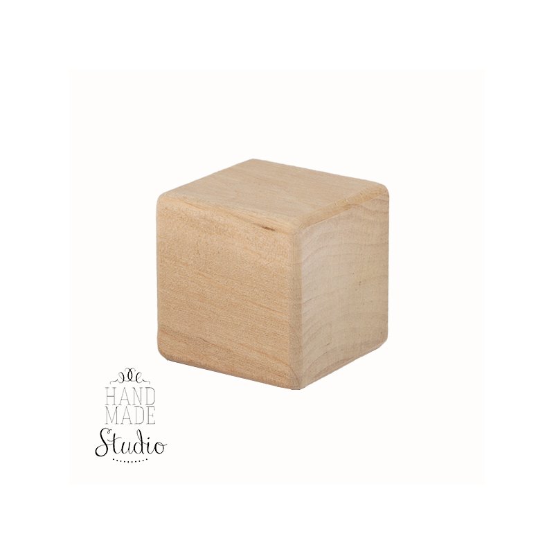 Кубик дерев'яний 40х40х40 мм