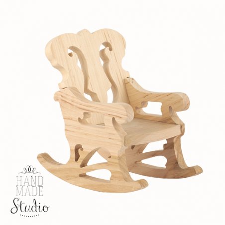 Кукольная мебель "Кресло-качалка" №2, 9х15х7 см