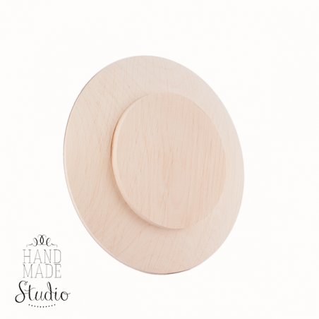 Тарелка деревянная, Ø13-13,5 см