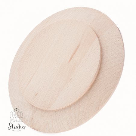 Тарілка дерев'яна, Ø14,5-16,5 см