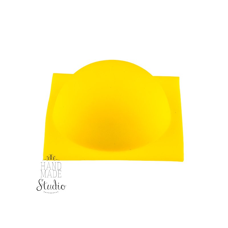 Силіконова форма для мила Півсфера, 6,5 см (2 форми)