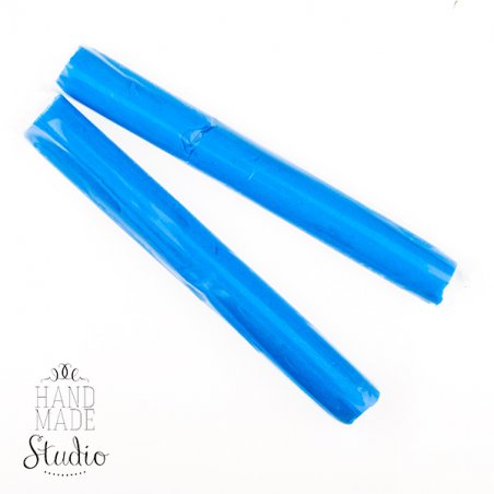 Полимерная глина Пластишка/bebik, №0115 голубой циан, 17 г