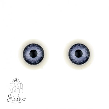 Очі для ляльок, колір бузковий, Ø12 мм