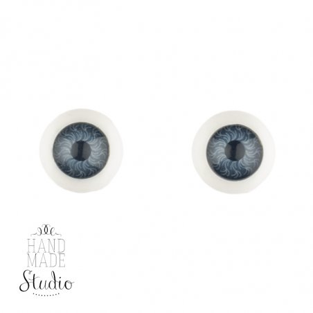 Глаза для кукол, цвет серый, Ø12 мм
