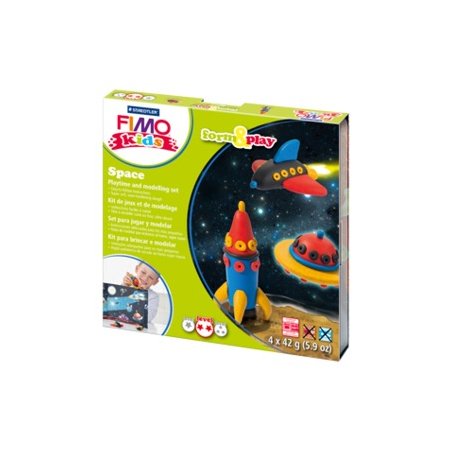Набор полимерной глины FIMO Kids Form & Play "Космос" 8034 09