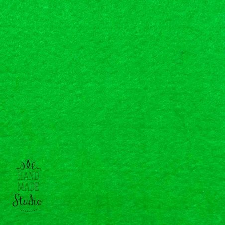  Фетр листовой 3 мм, цвет зеленый