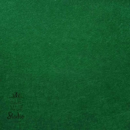 Фетр жорсткий 1 мм, 20x30 см, колір темно-зелений