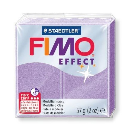 Полімерна глина Fimo Effect, №607 перламутровий ліловий, 57 г