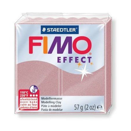 Полімерна глина Fimo Effect, №207 перламутровий рожевий, 57 г