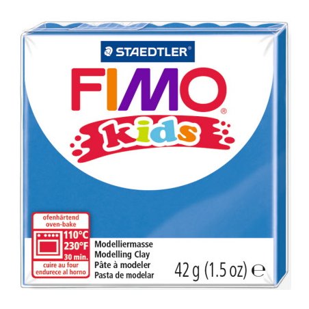 Полимерная глина Fimo kids №3, синий, 42 г