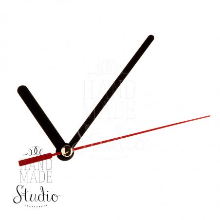 Cтрелки для часов L/D514, цвет - черный (ч-5,5 см, м-8,2 см, с-11 см)