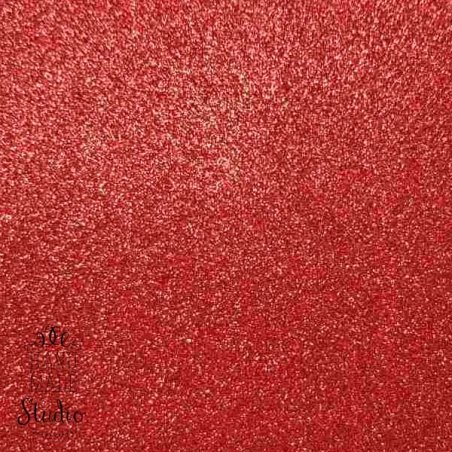 Фоаміран з глітером, колір червоний 2 мм. 20х30 см