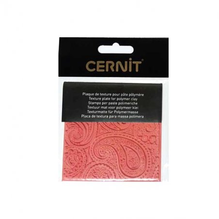 Текстурный лист Cernit для полимерной глины Paisley Пейсли №95010