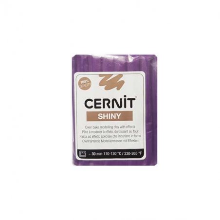 Полімерна глина Cernit SHINY, №900 - фіолетовий, 56г