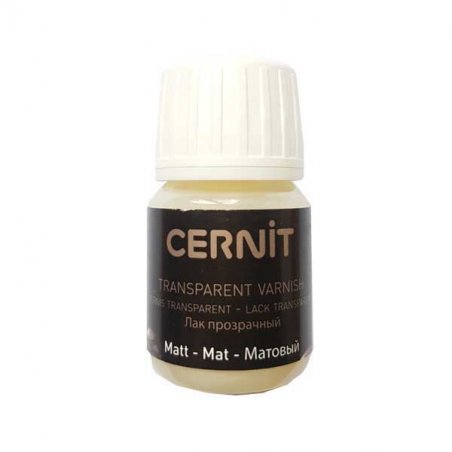 Запікати лак для полімерної глини Cernit матовий, 30 мл