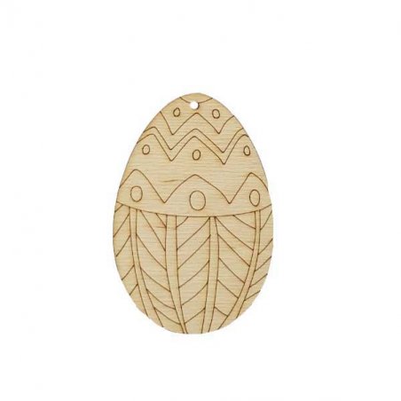 Заготівля пасхальне яйце Орнамент №1, 9,9х6,6 см