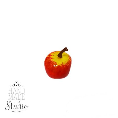 Муляж яблука, колір червоно-жовтий 3,5 см