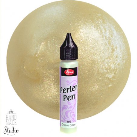 102 Perlen-Pen Жемчуг эффект Кремовый перламутровый 116210201, 28 мл
