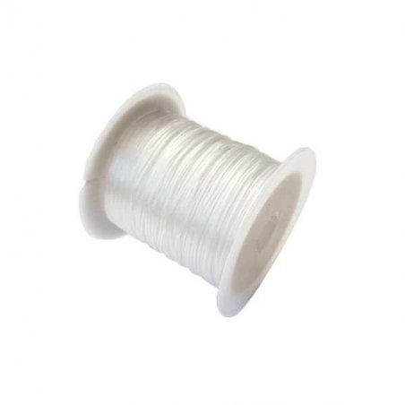 Гумова нитка-жилка для біжутерії (плоска) d 1 мм, 10 м