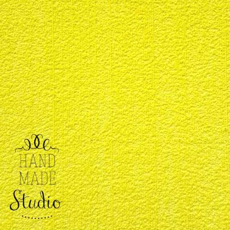 Фоаміран махровий (плюшевий) 2,3 мм., Колір жовтий, 20х30 див