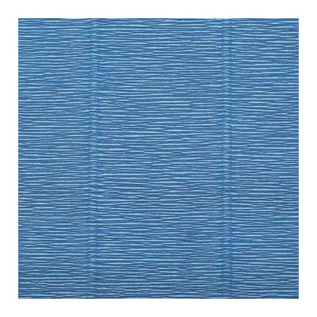 Креп-бумага (гофро-бумага) Cartotecnica Rossi,180г/м², 50смх2,5м, №615 Синий