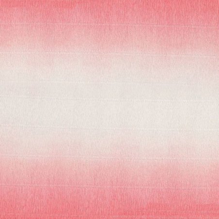 Креп-бумага (гофро-бумага) Cartotecnica Rossi,180г/м²,50смх2,5м,с переходом №17А7 Персиково-розовый