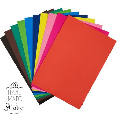 Цветной картон, 10 листов, плотность - 190г/м, Schimmer & Shine