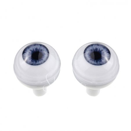 Акриловые глаза для кукол, цвет - голубой, 20 мм. Арт. G20LD-01