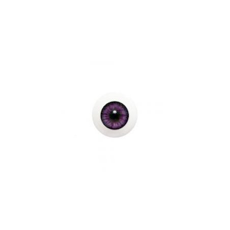 Акриловые глаза для кукол, цвет - фиолетовый, 12 мм. Арт. G12LD-08