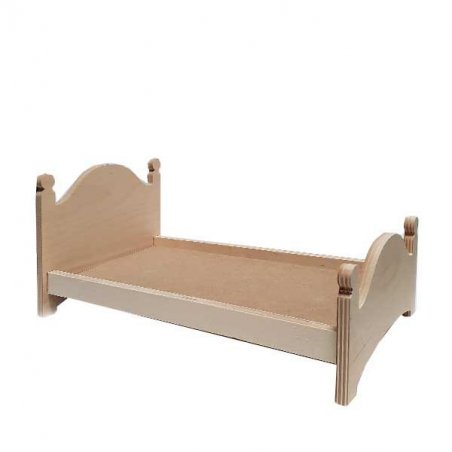 Лялькова меблі "Ліжко", 18х35х16,5 см