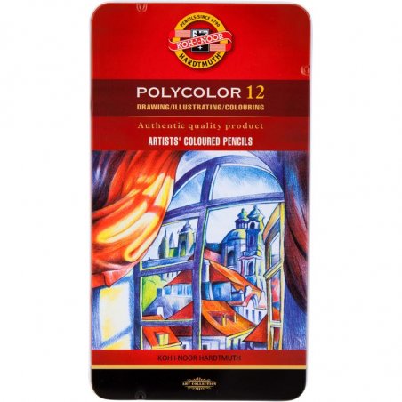 Набір художніх олівців Polycolor KOH-I-NOOR, 12шт
