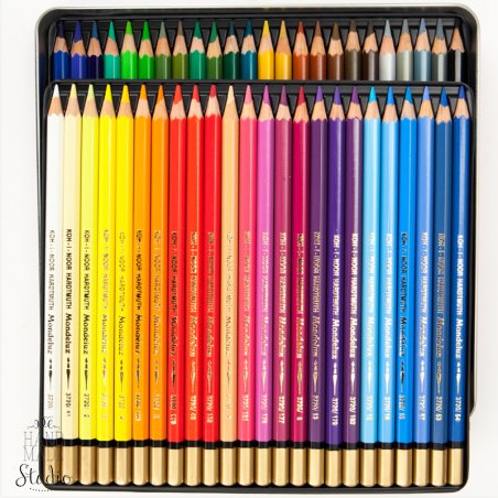 Набір професійних акварельних олівців "MONDELUZ" KOH-I-NOOR, 48 штук