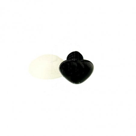Носик пластиковий трикутний чорний, 11х10 мм