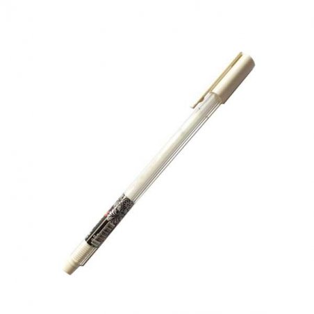 Ручка гелевая белая "Amazing color", SANTI