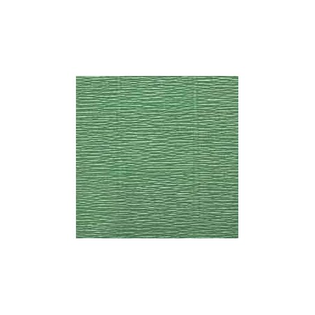 Креп-бумага (гофро-бумага) Cartotecnica Rossi,180г/м², 50смх2,5м, №565 Зеленый горох