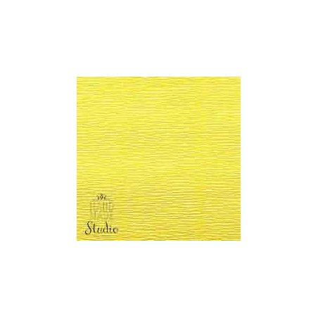 Креп-папір (гофро-папір) Cartotecnica Rossi, 180г / м², 50смх2,5м, №575 Лимонно-жовтий