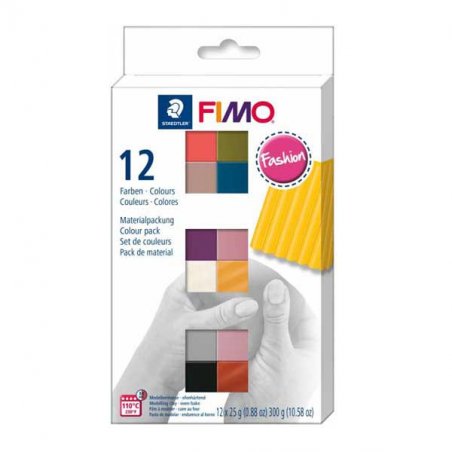 Набір полімерної глини FIMO "Fashion", 12 кольорів по 25 г 8023 С12-5