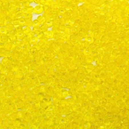 Бисер чешский PRECIOSA №109-10/0-80010- прозрачный, желтый, 10 г (+/-10%)