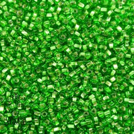 Бисер чешский PRECIOSA №316-10/0-57100- блестящий, светло-зеленый, 10 г(+/-10%)