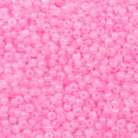 Бісер чеський PRECIOSA №561-10 / 0-57573- перламутровий, рожевий райдужний, 10 г (+/- 10%)