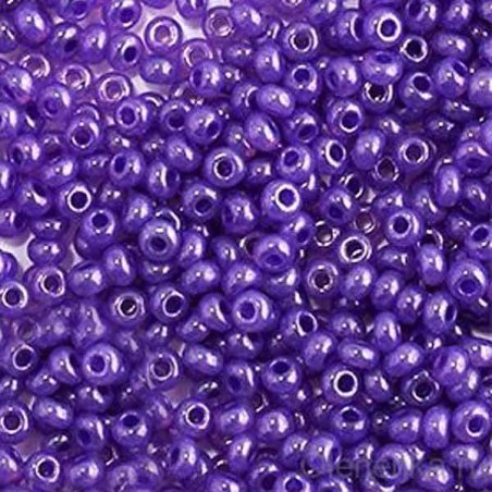 Бисер чешский PRECIOSA №506-10/0-17328- перламутровый, фиолетовый, 10 г (+/-10%)